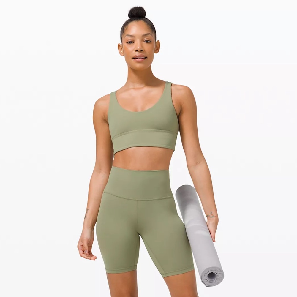 Lululemon Green Align Short 8”